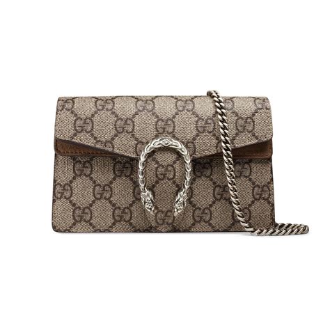 Gucci: Beige Mini Dionysus Bag 